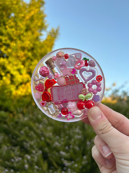 Self Love Large Circle Trinket | Design 2