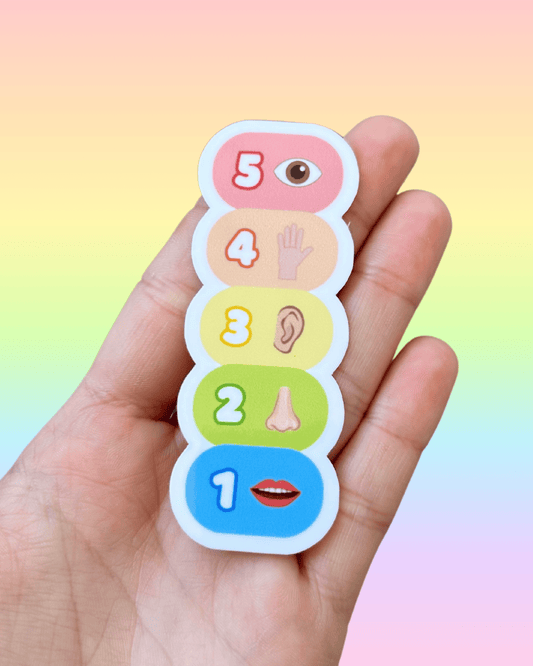 5,4,3,2,1 Grounding Technique Sticker