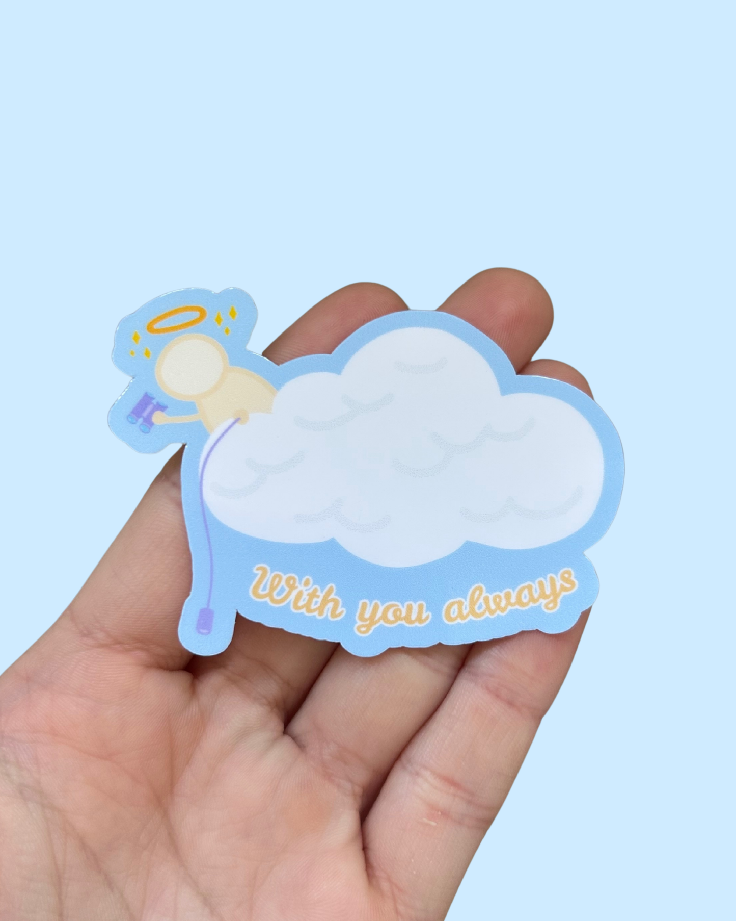 With You Always Grief Sticker