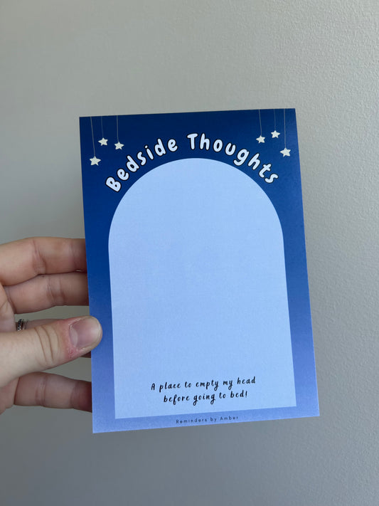 Bedside Thoughts Notepad