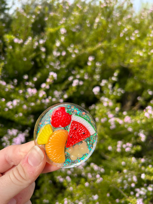 Fruit Salad Small Circle Trinket | Design 3