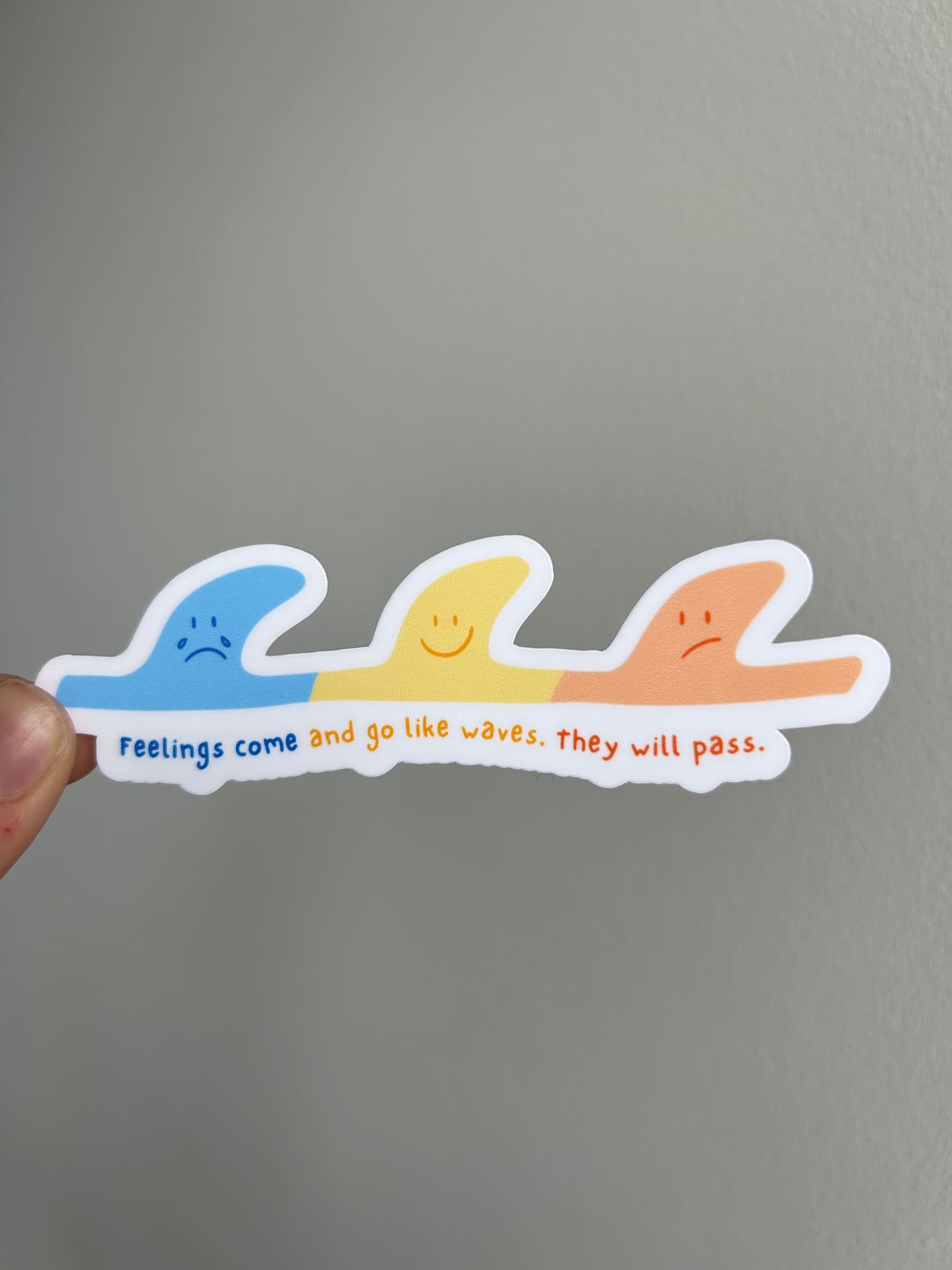 Feelings Waves Sticker