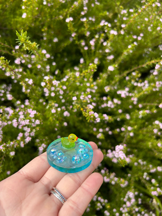 Ducky & Bubbles Mini Circle Trinket