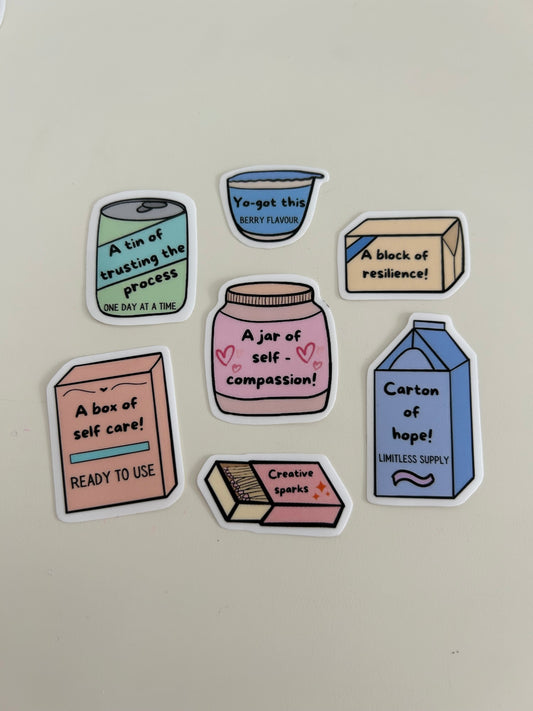 Recovery Ingredient Sticker Pack