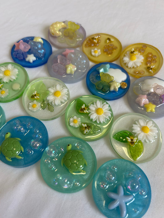 Mini Circle Textured Trinkets