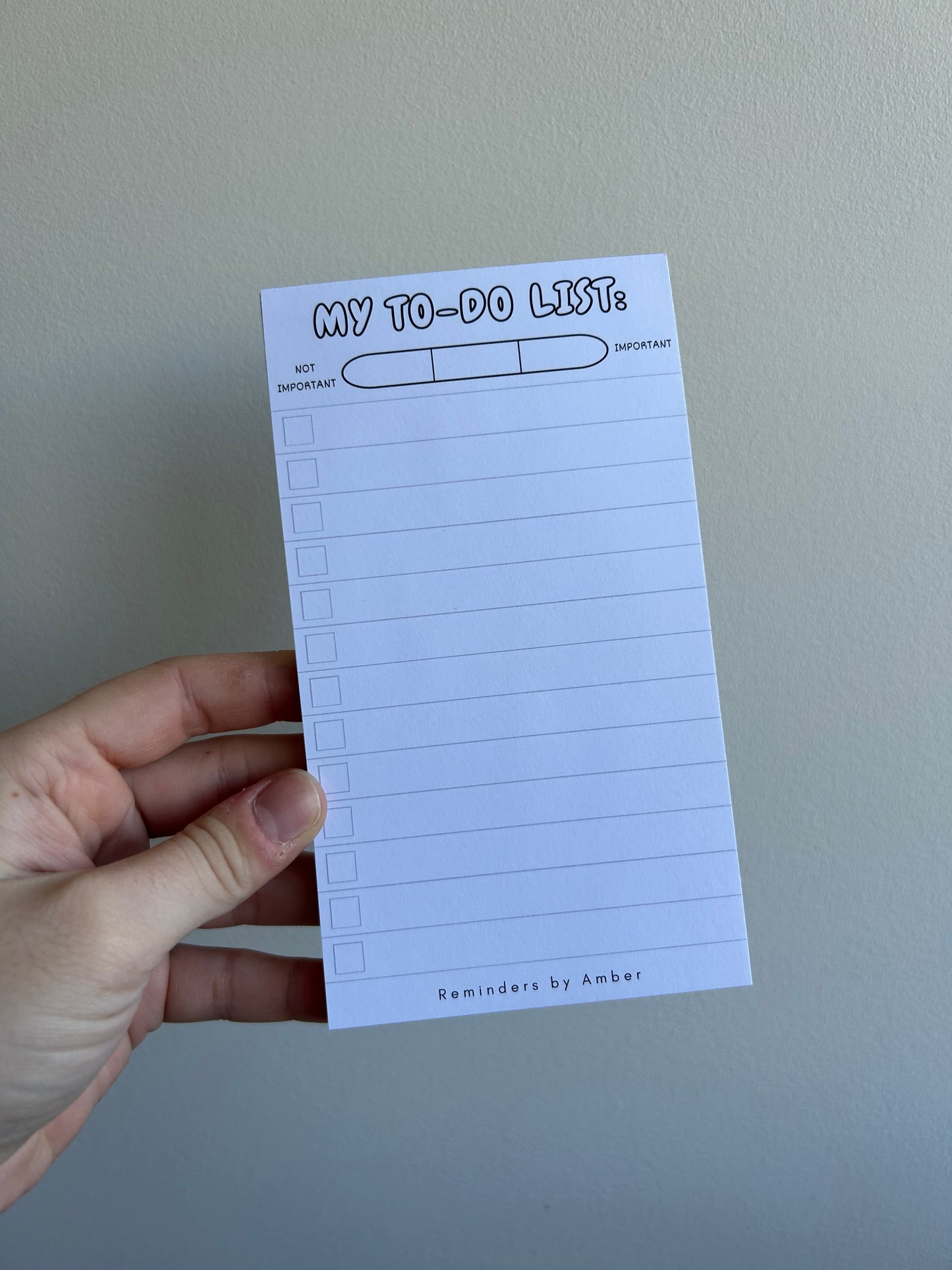 Organised To-Do List Notepad