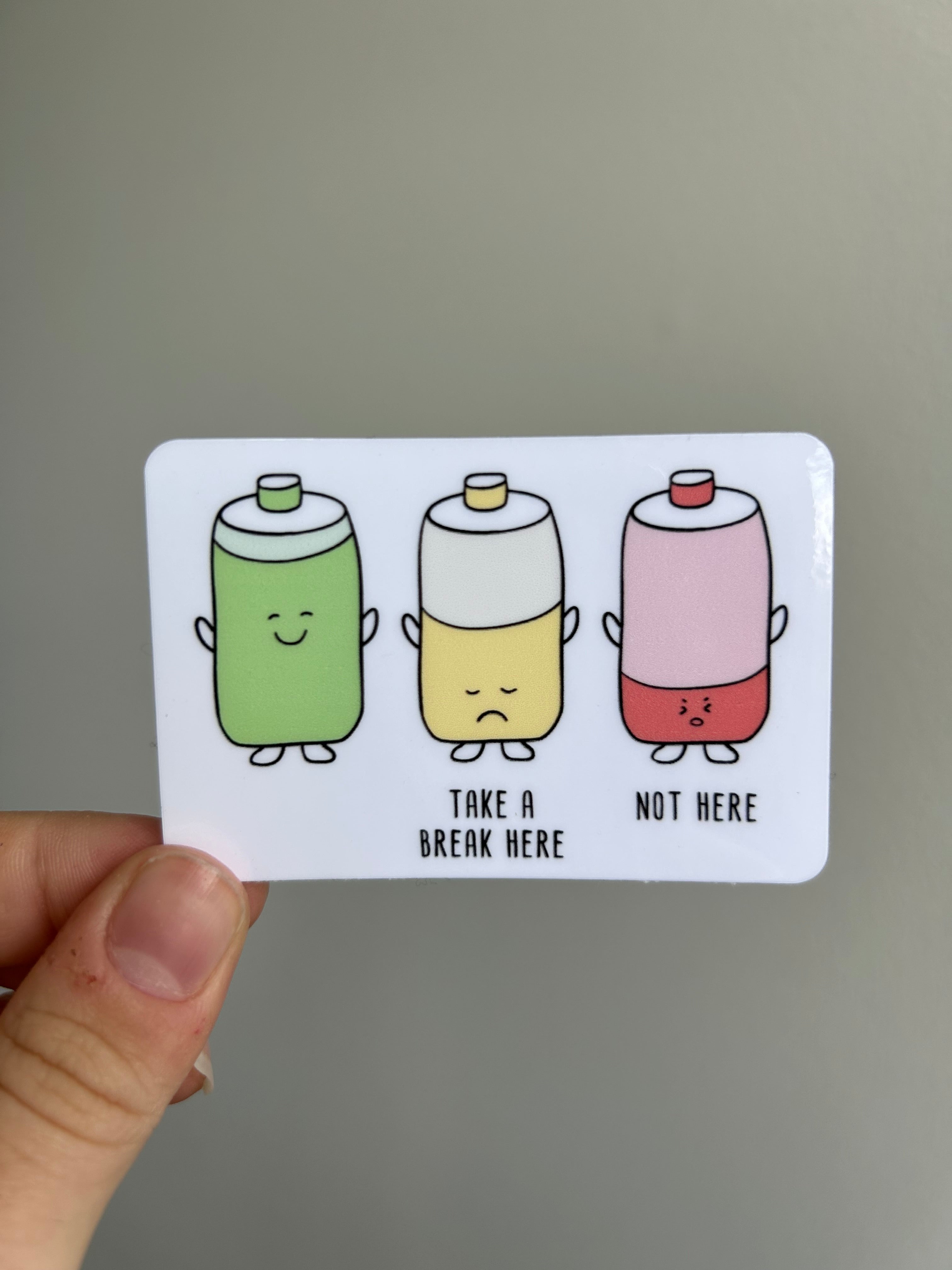 Take a Break Reminder Sticker – Reminders by Amber