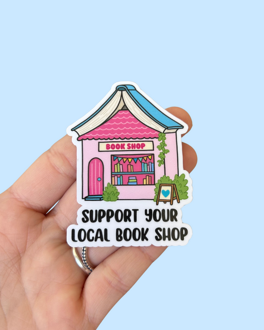Support Your Local Bookshop Sticker