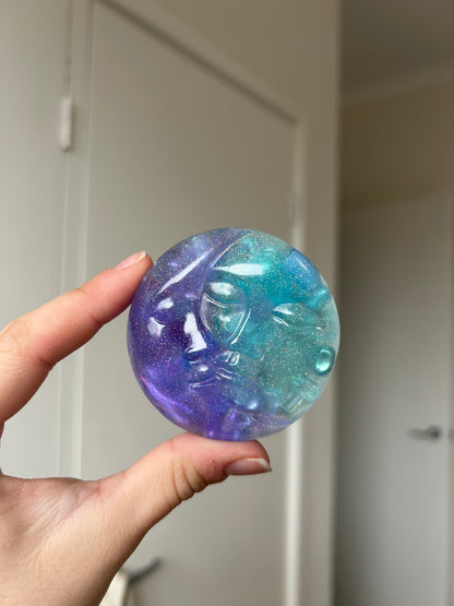Two Moons Textured Trinket