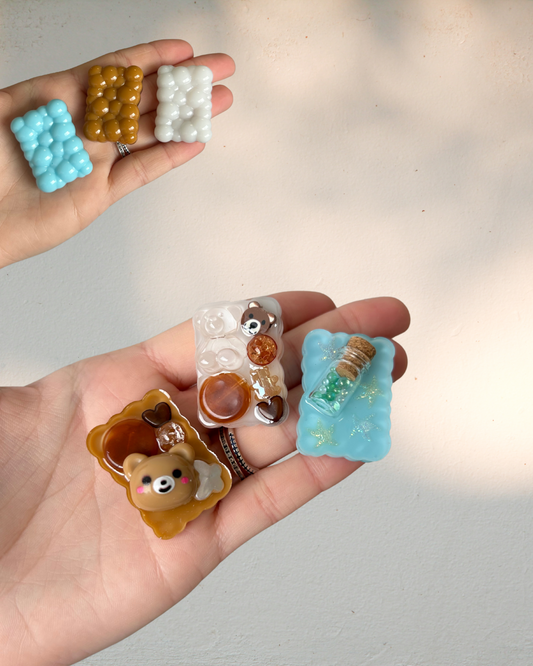 Mini Rectangle Double Texture Trinket