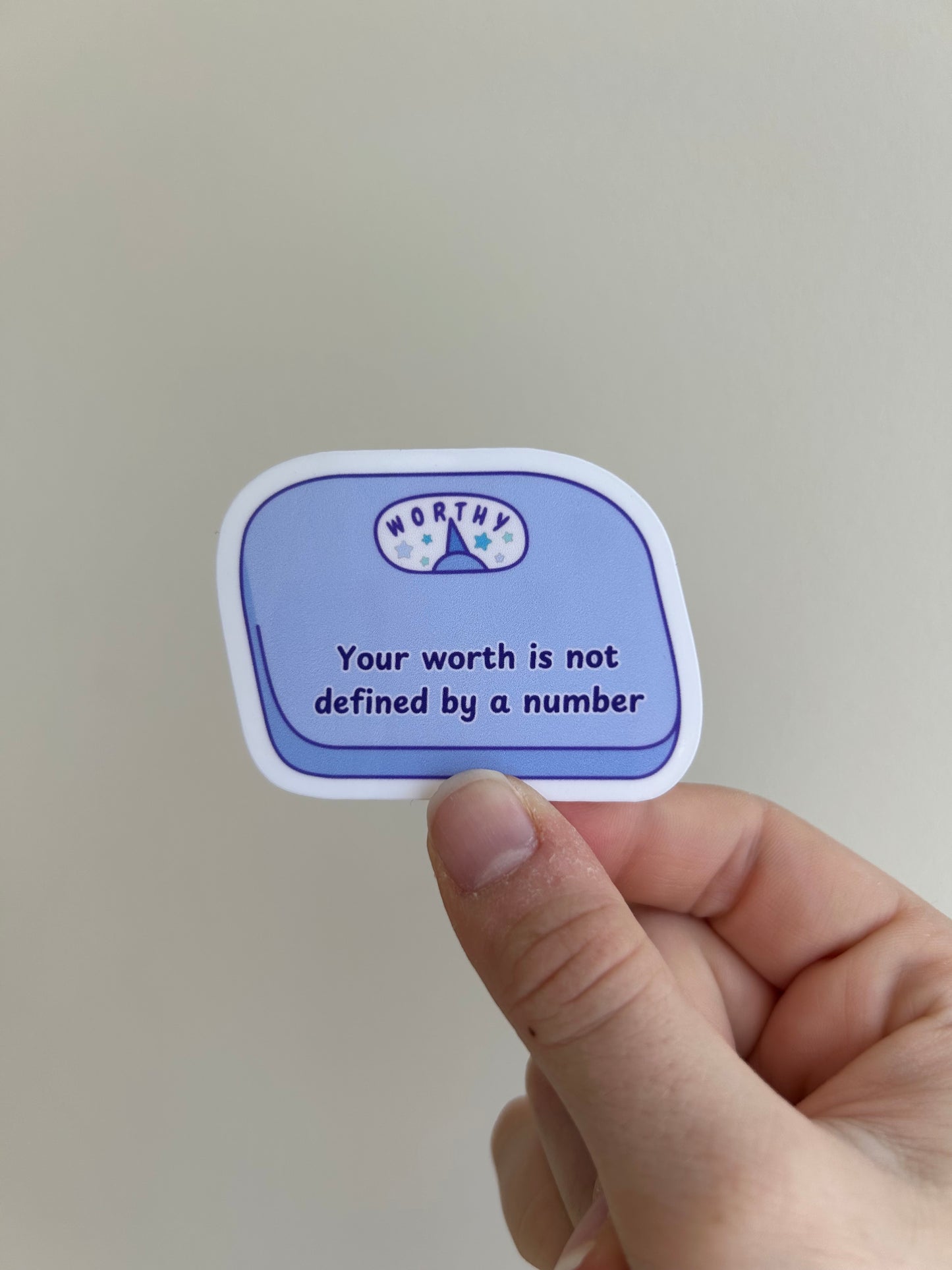 Worthy Scale Sticker