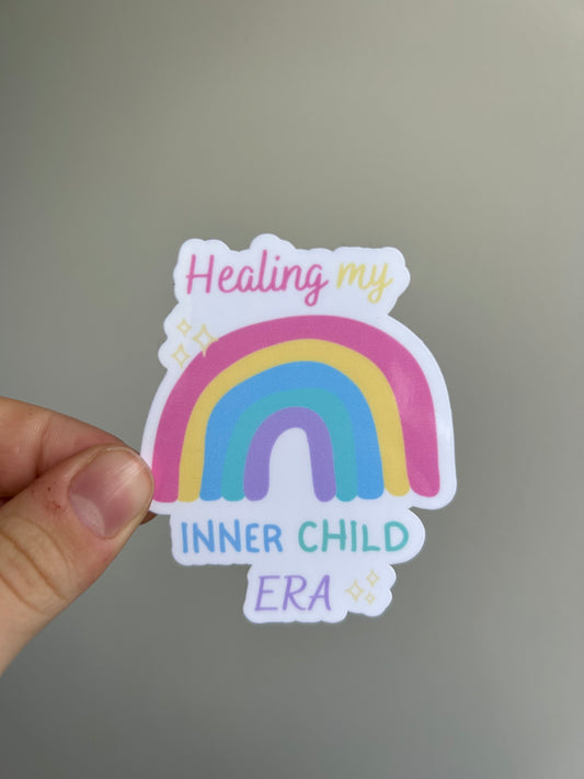 Healing My Inner Child Era Sticker