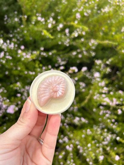 Pearlescent Seashell Small Circle Trinket | Design 2