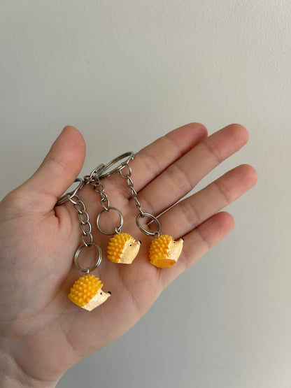 Mini Spikey Hedgehog Keychain