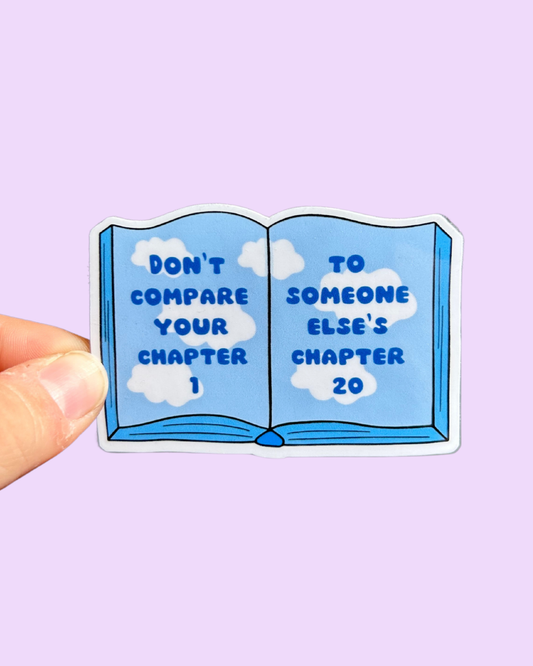 Comparing Yourself With Others Sticker