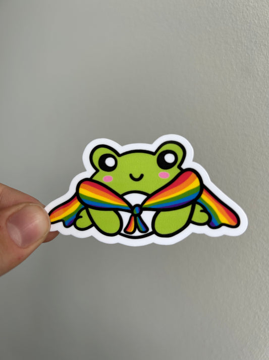 Pride Frog Stickers