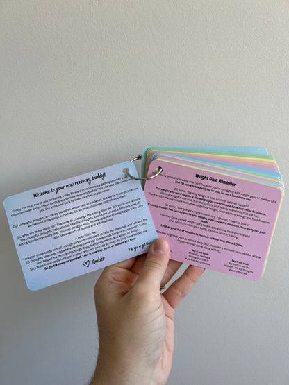 Eating Disorder Recovery Reminder Cards