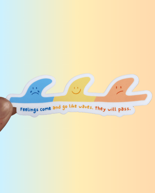Feelings Waves Sticker
