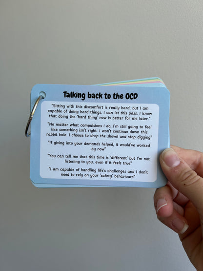 Pocket OCD Cards for ‘on the go’