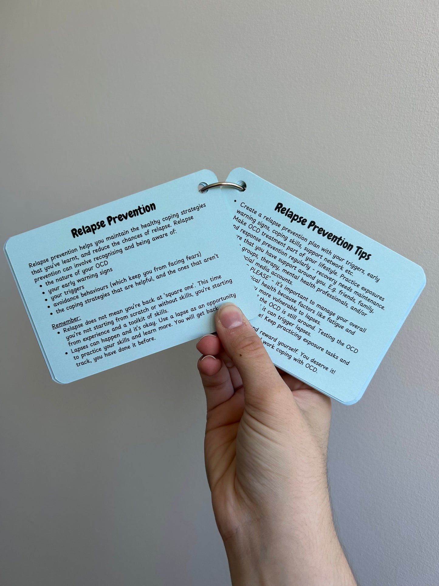 OCD Strategy Cards