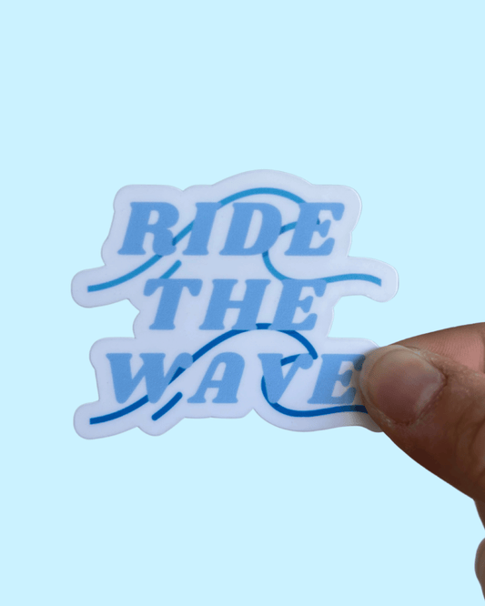Ride the Wave Sticker
