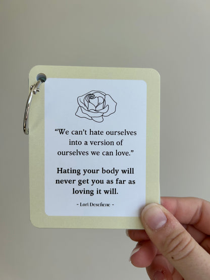 Body Image Reminder Cards