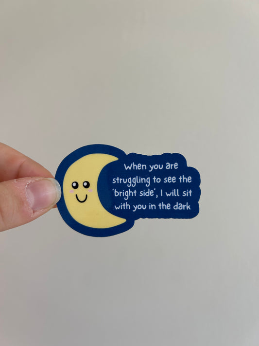 Comfort Moon Reminder Sticker