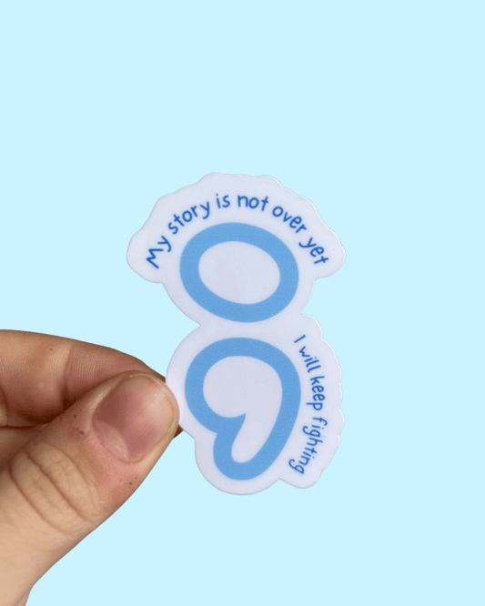 Semicolon Sticker
