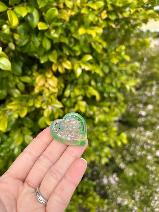 Hedgehog Worry Stone Trinket | Design 3