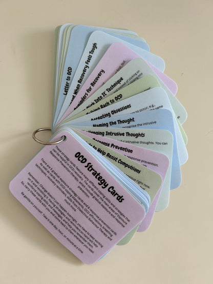 Ocd Strategy Visual OCD Strategy Cards – Reminders by Amber
