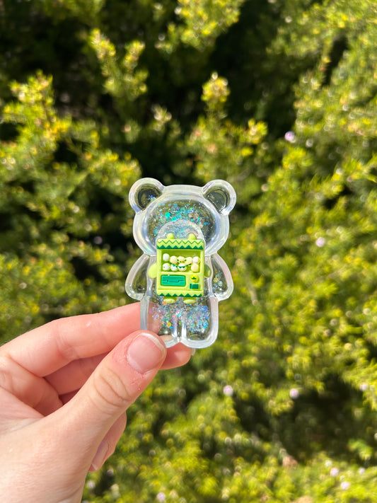 Retro Game Smooth Bear Trinket | 2