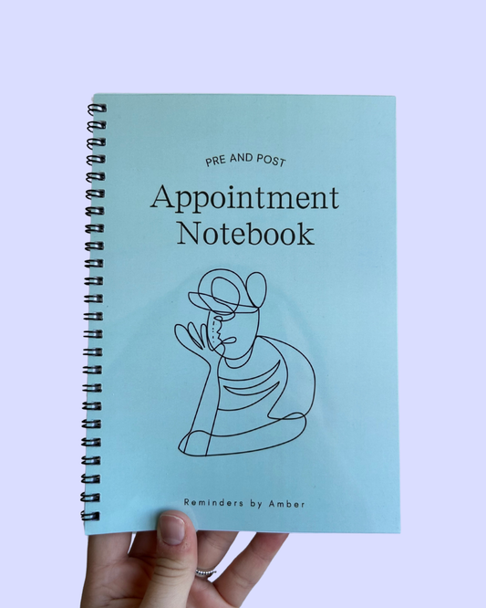 Pre + Post Appointment Notebook