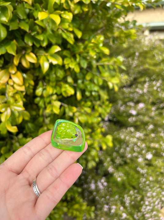 Hedgehog Worry Stone Trinket | Design 1