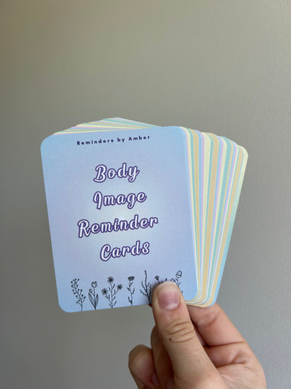 Body Image Reminder Cards