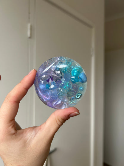 Two Moons Textured Trinket