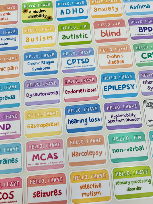 Medical ID Stickers