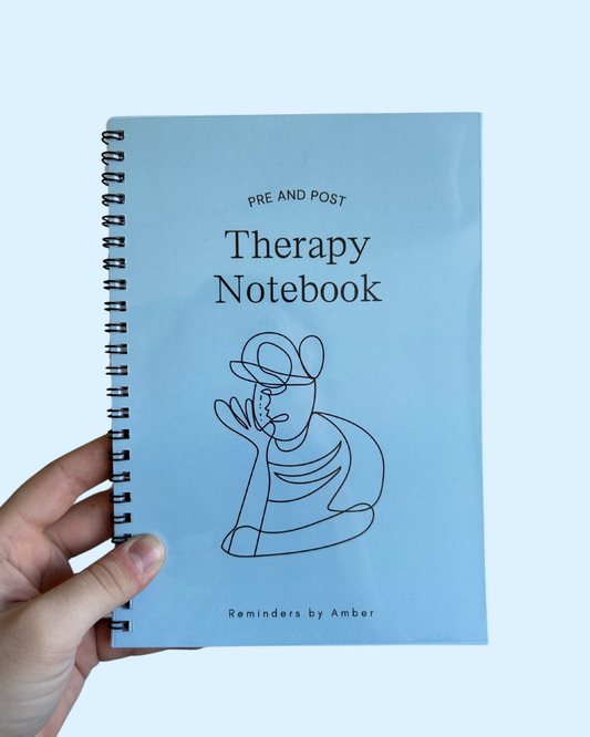 Pre + Post Therapy Notebook