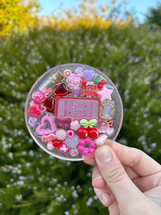 Self Love Large Circle Trinket | Design 1