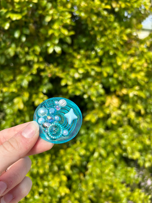 Ocean Mini Spiral Circle Trinket