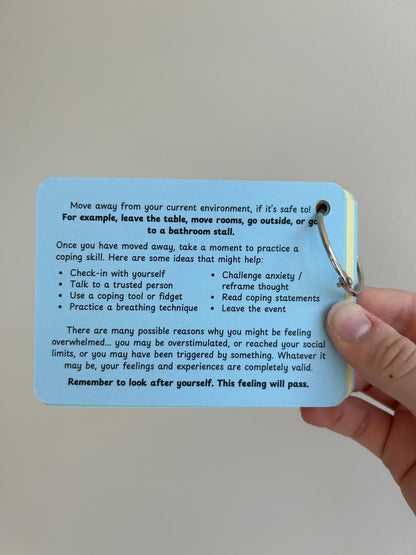 Social Outing Reminder Cards