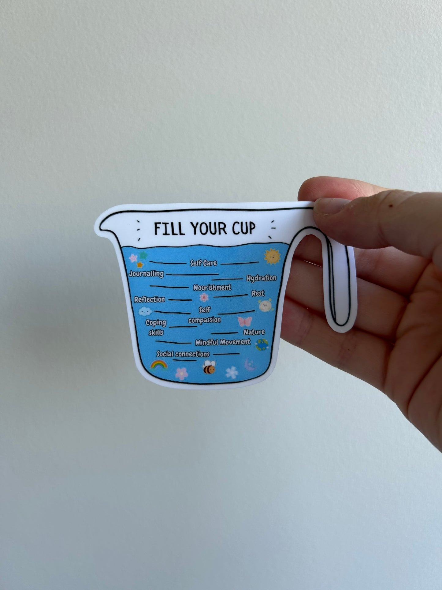 Fill Your Cup Sticker