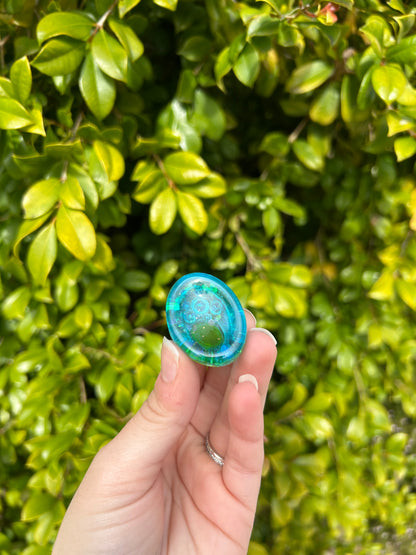 Ducky & Bubbles Worry Stone Trinket | Design 4