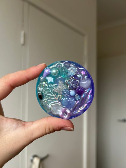 Two Moons Textured Trinket