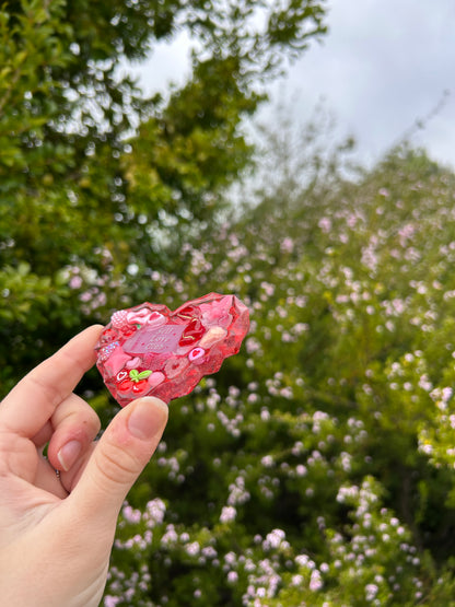 ‘Self Love Club’ Small Heart Trinket