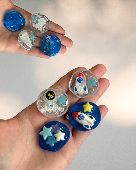 Mini Moon Crater Textured Trinket