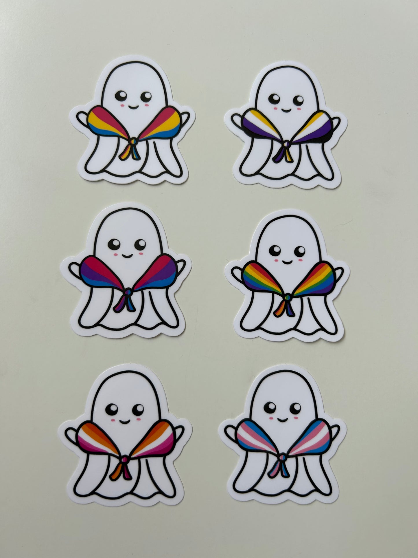 Pride Ghost Stickers