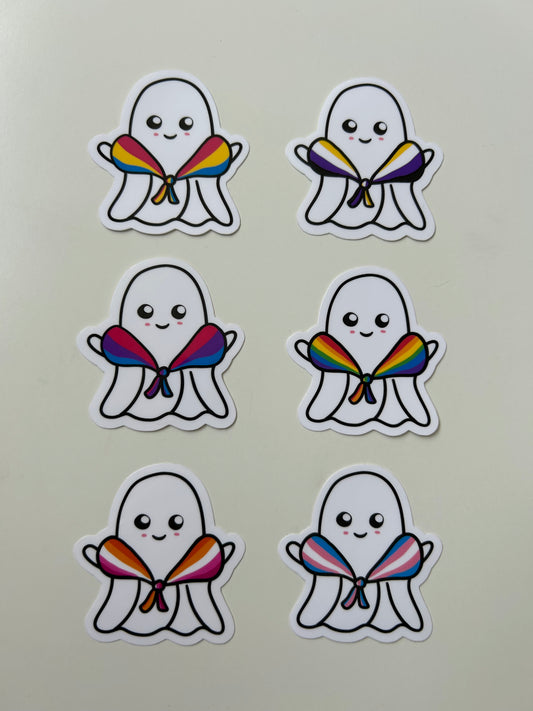 Pride Ghost Stickers