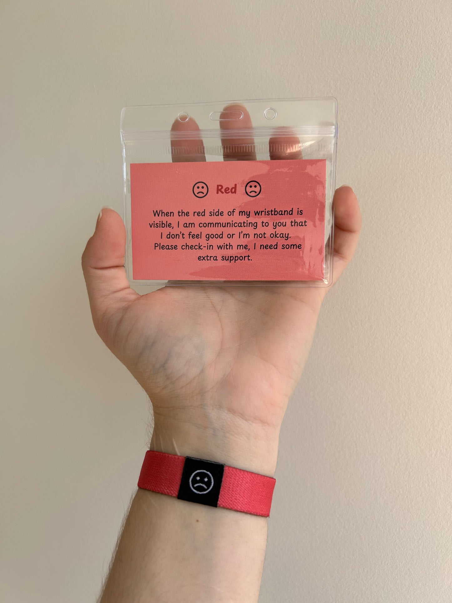 Extra Communication Wristband Cards