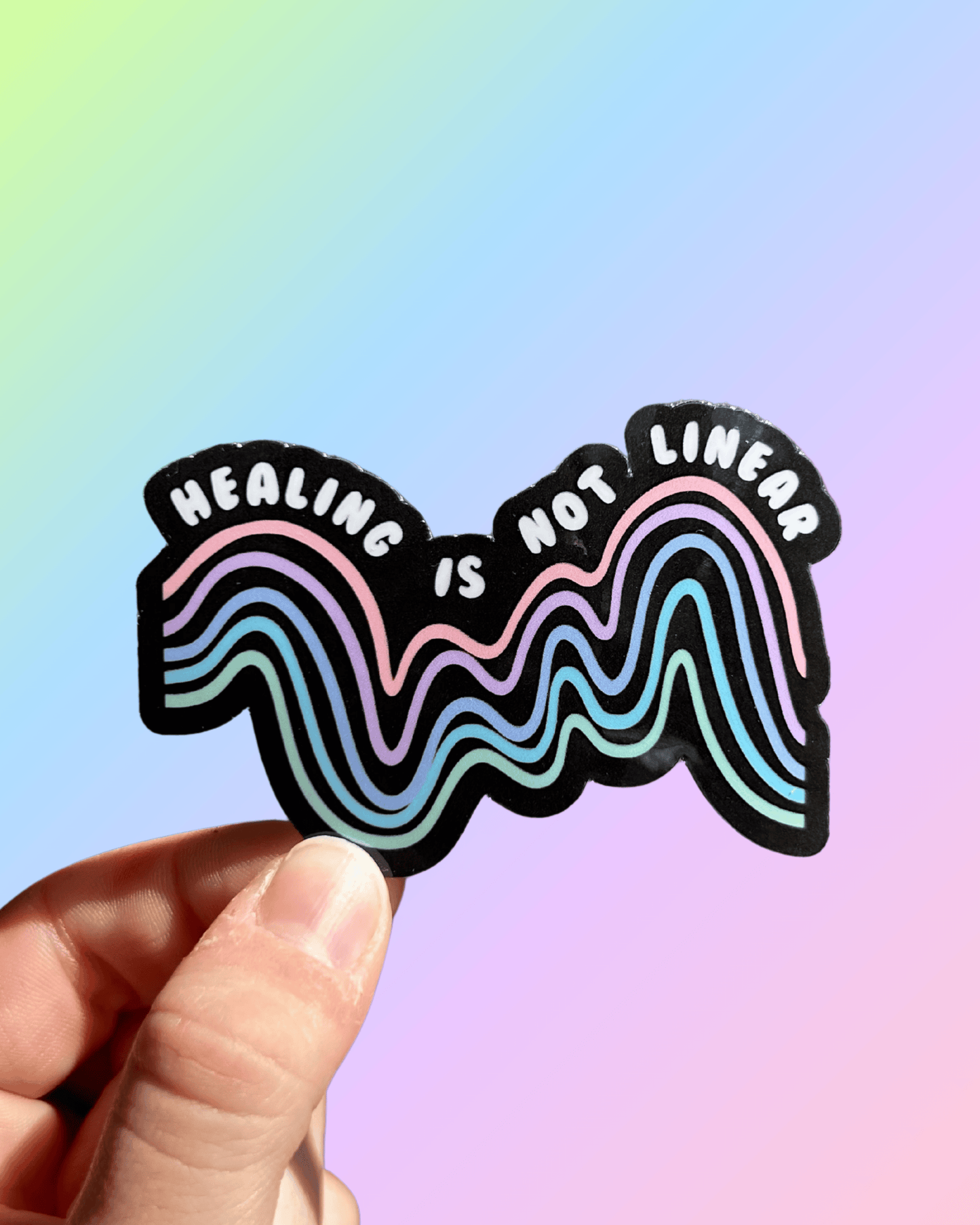 Healing Is Not Linear Sticker