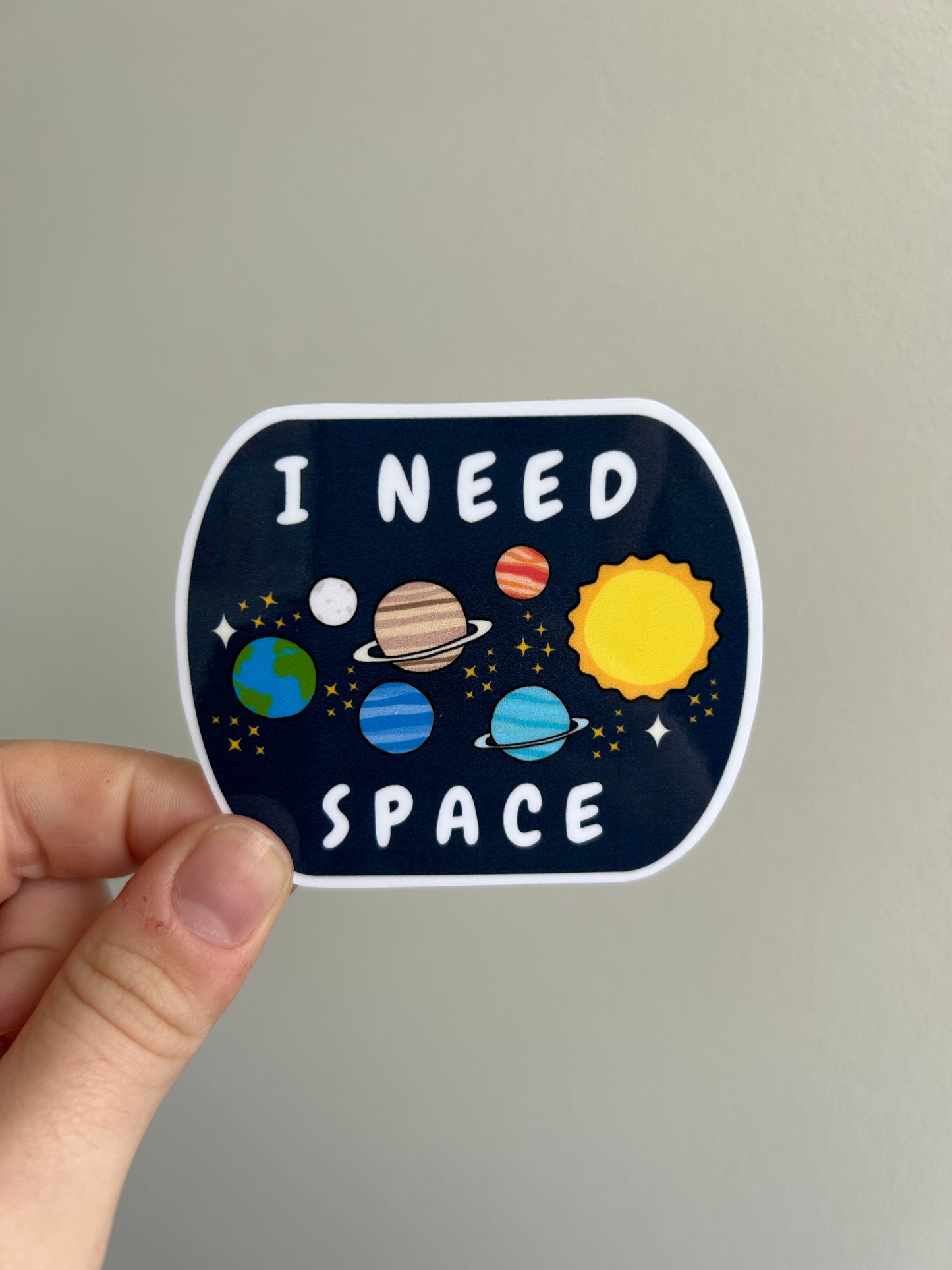 I Need Space Sticker